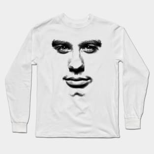 Nicolas Cage Face Long Sleeve T-Shirt